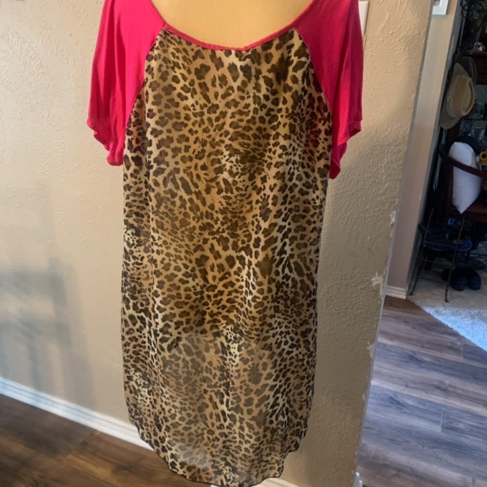 Animal print 3xl top